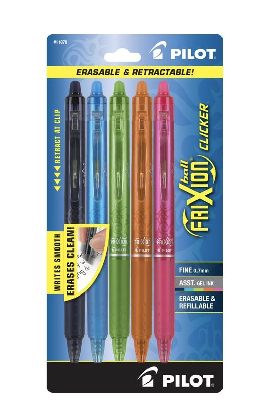 Frixion Erasable Pen - 5 Pack
