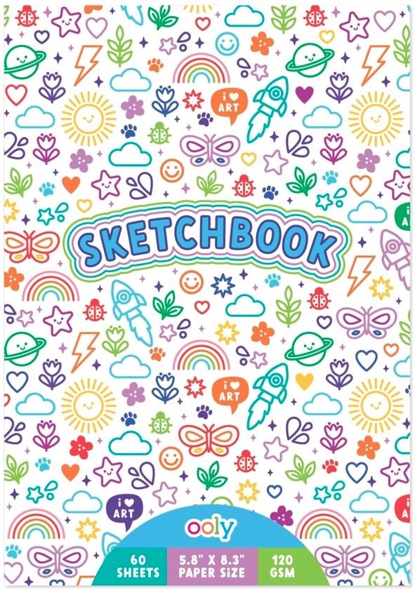 Ooly Colorful Doodle Sketchbook
