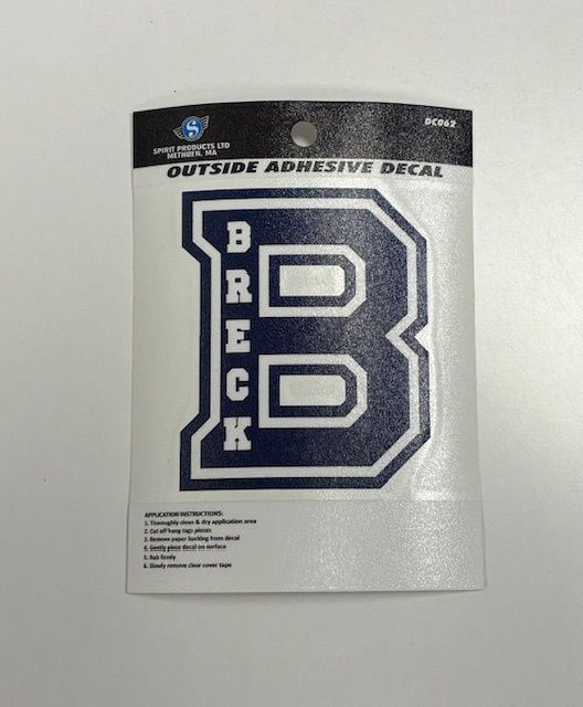 Breck Outdoor Decals, Color: B