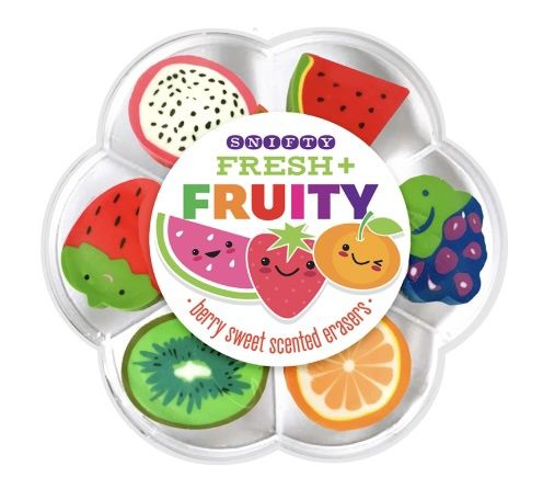Snifty Fresh + Fruity Berry Sweet Scented Erasers