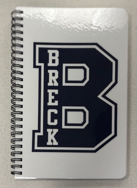 Breck Notebook - Ruled - 5.5x8.5, Color: "B"
