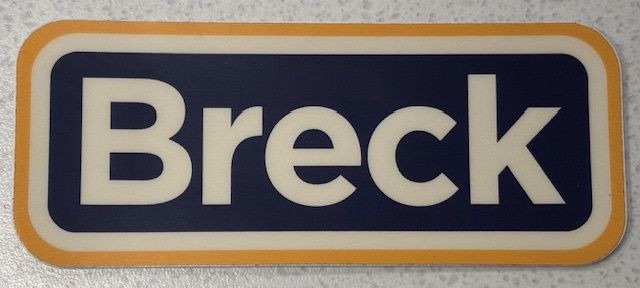Vinyl Sticker - Breck Rectangle