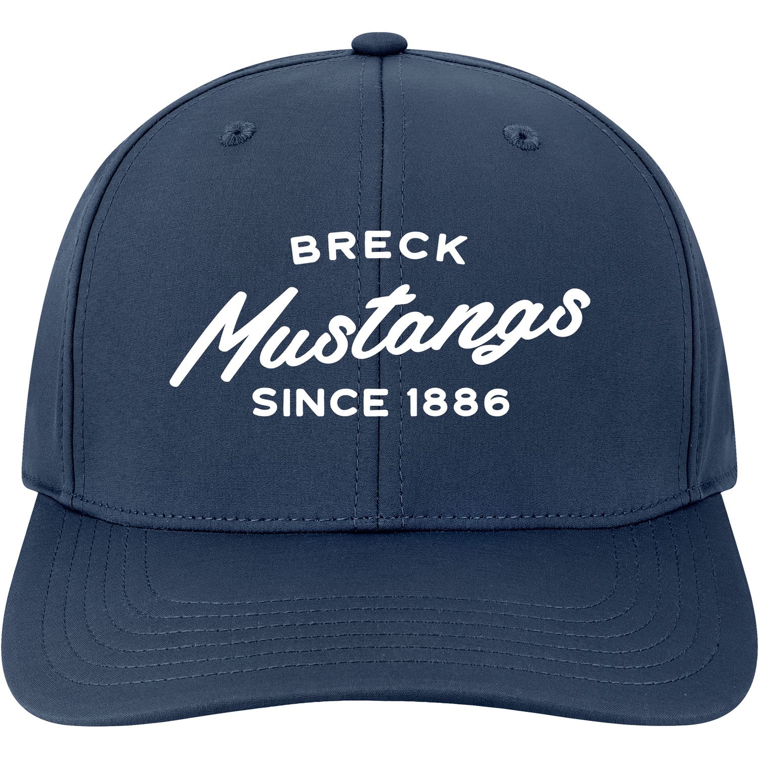 Cap - Legacy Back Nine Adjustable with Plaque Breck Mustangs