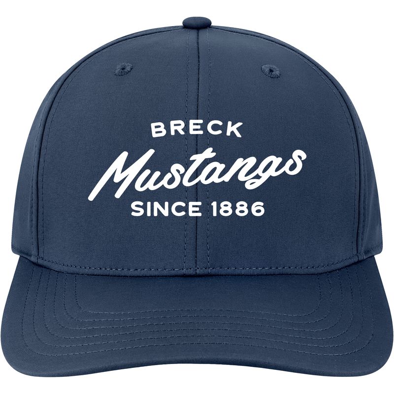 Cap - Legacy Back Nine Adjustable with Plaque Breck Mustangs