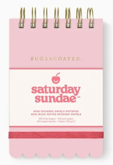 saturday sundae Mini Spumoni Swirls Notepad
