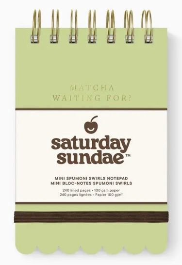 saturday sundae Mini Spumoni Swirls Notepad