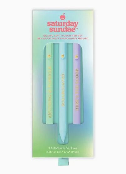 saturday sundae Gelato Pen Set