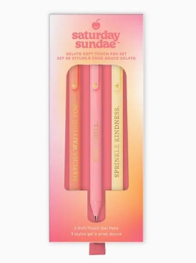 saturday sundae Gelato Pen Set, Color: Tutti-Frutti