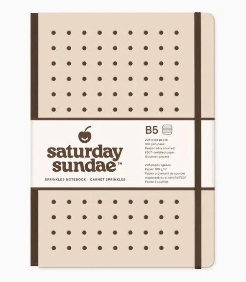 saturday sundae Sprinkles Notebook