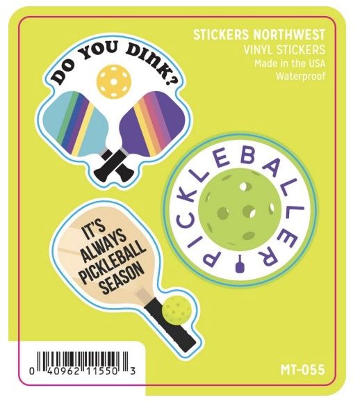 Vinyl Sticker Minis - Pickleball