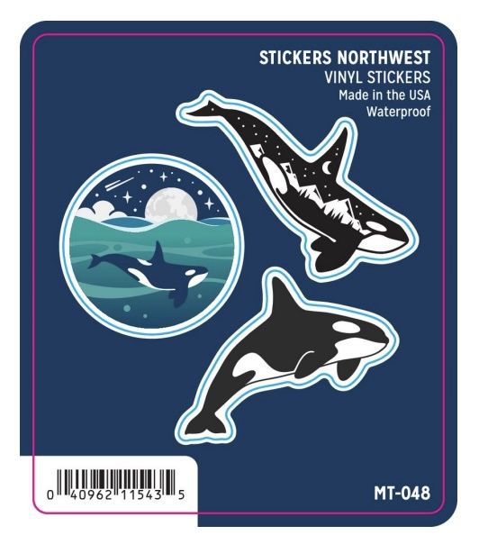 Vinyl Sticker Minis - Whales