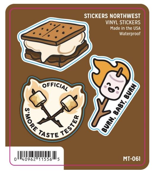 Vinyl Sticker Minis - Smores