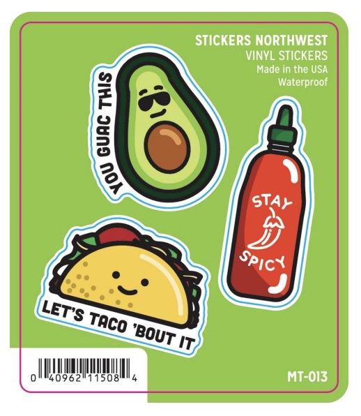 Vinyl Sticker Minis - Taco