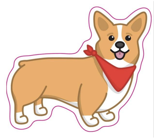 Vinyl Sticker - Corgi