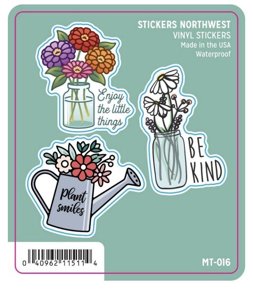 Vinyl Sticker Minis - Flowers