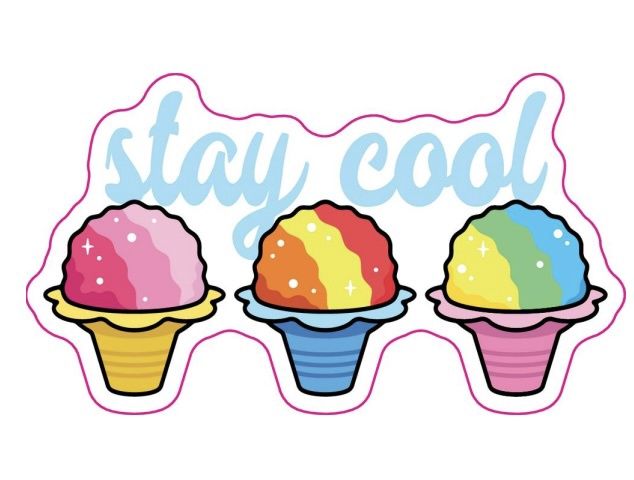 Vinyl Sticker - Stay Cool