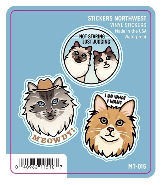 Vinyl Sticker Minis - Cats