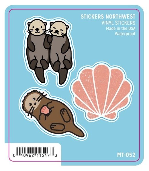 Vinyl Sticker Minis - Otters