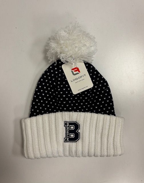 Winter Hat - LogoFit Cuff with Knit Dot Pattern "B"