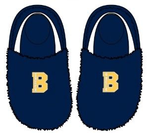 Slippers - zoozat Navy Youth with Gold "B"