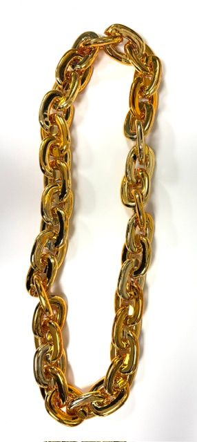 Oversized Gameday Chain, Color: Gold