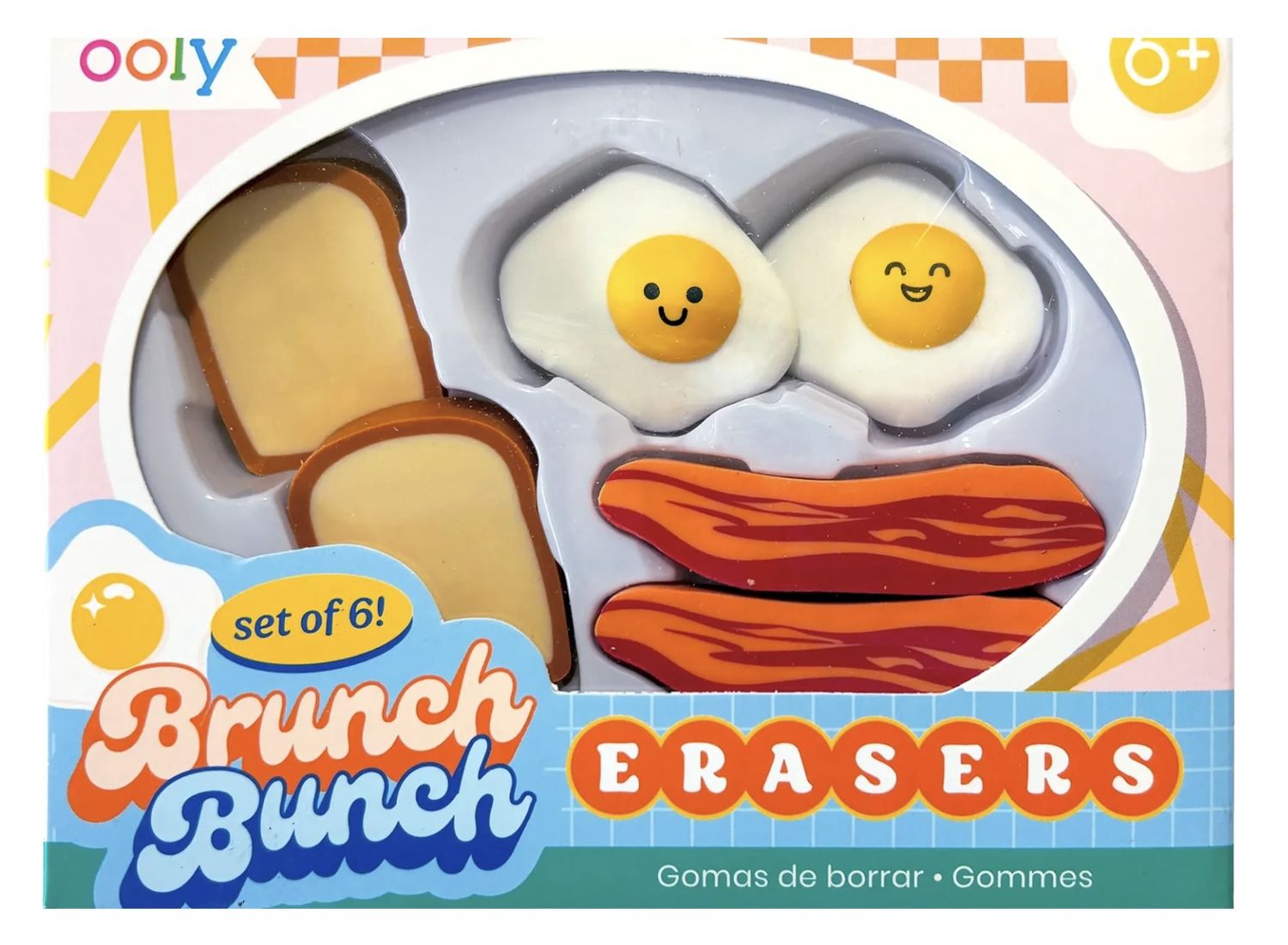 Ooly Brunch Bunch Erasers - Set of 6
