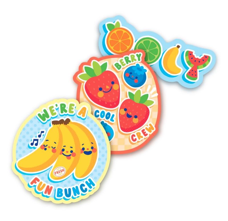 Ooly Stickiville Waterproof Vinyl Stickers - Set of 4