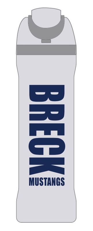 Oahu Sport Water Bottle with Breck Mustangs
