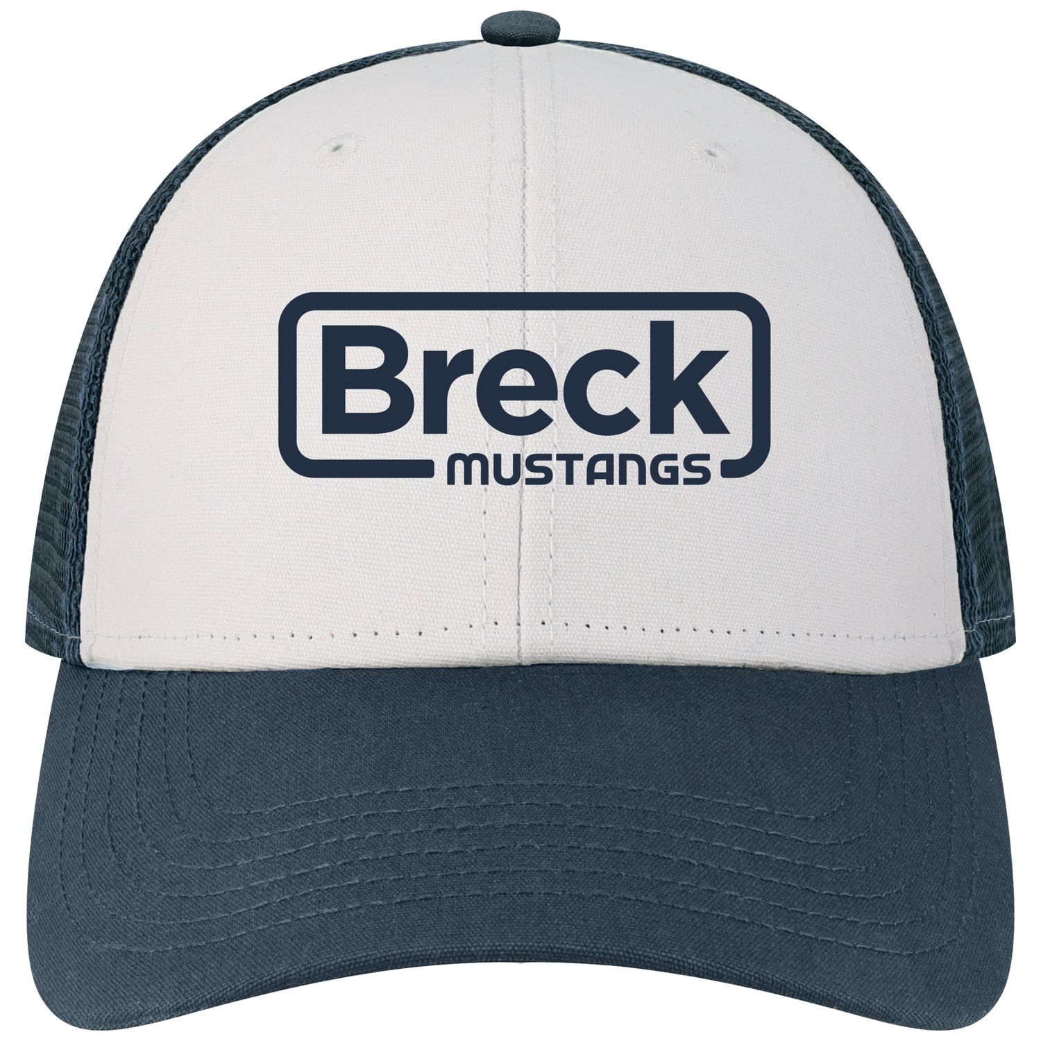 Cap - Low Pro Snapback- Breck Mustangs with Outline