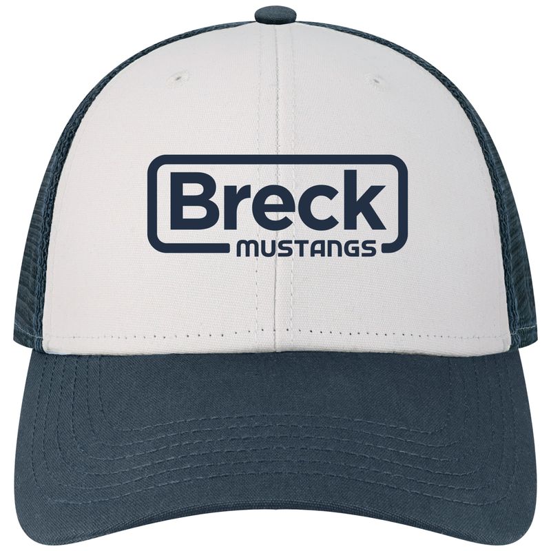 Cap - Low Pro Snapback- Breck Mustangs with Outline