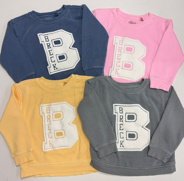 Blue84 Toddler "B" Sweatshirt