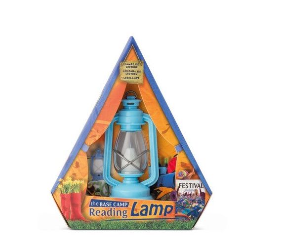 Base Camp Reading Lamp, Color: Blue