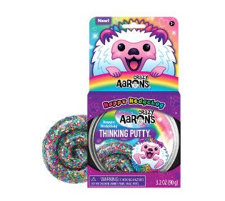 Full Size 4&quot; Thinking Putty, Style: Hedgehog Pets