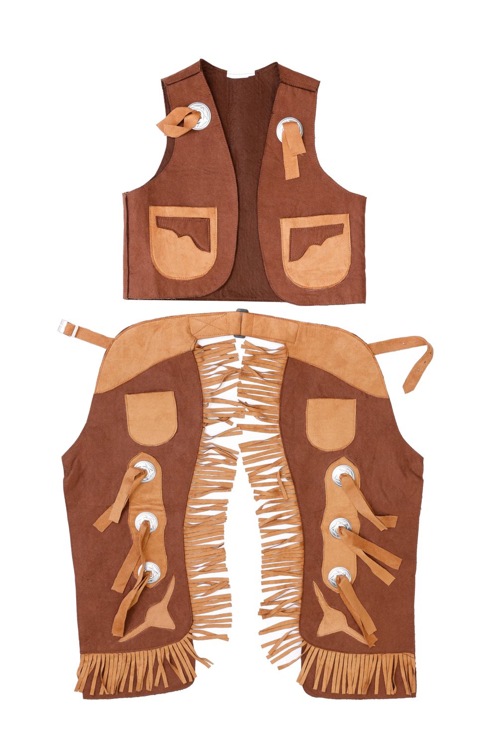 Cowboy Vest &amp; Chaps, Size: 5-6