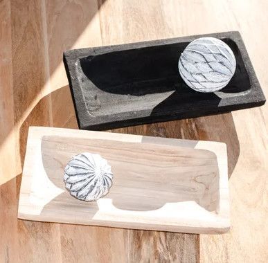 Rectangle Wood Tray 14”, Style: Natural