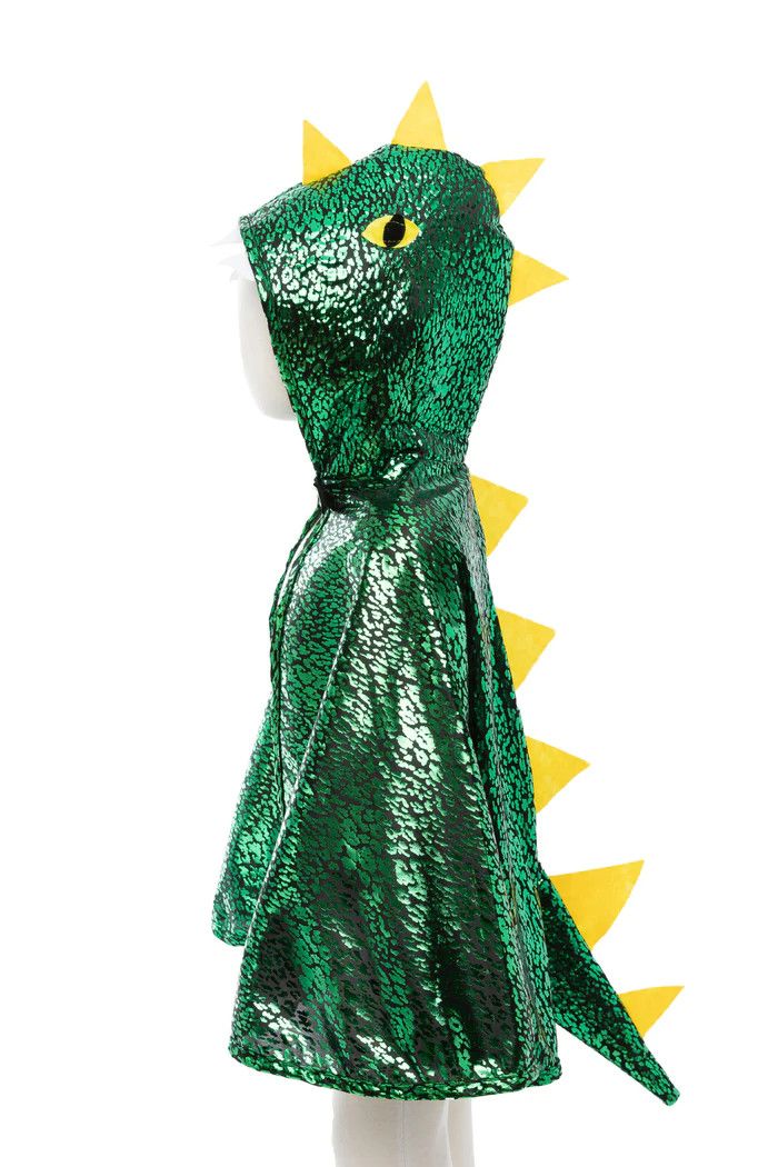 Dragon Cape, Color: Metallic Green, Size: 2-3