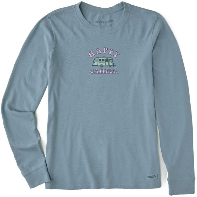 Women&#39;s Happy Camper LS, Size: MD