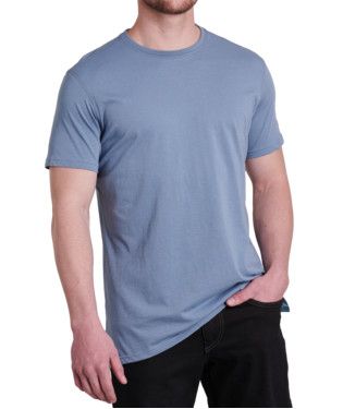 KUHL Brazen KUHLDRY Crew Tee, Color: Mineral Blue, Size: S