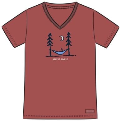 Keep It Simple Hammock Red SS Tee by Life is Good