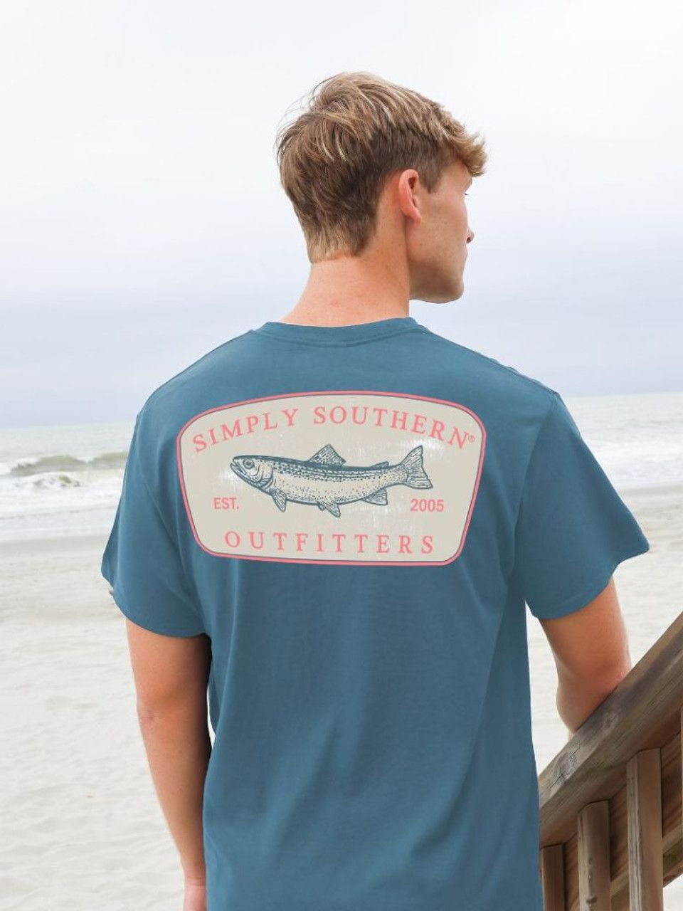 Fish Logo Men’s Tee, Size: MD