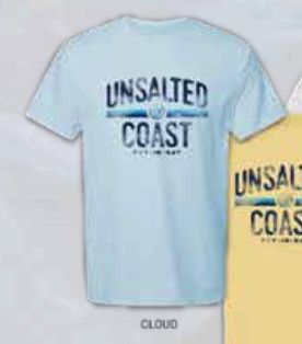 Set the Bar T-Shirt by Unsalted Coast, Color: Cloud, Size: SM