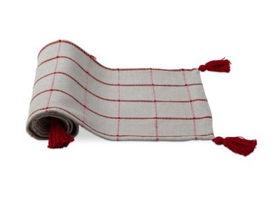 Check Runner with Tassels