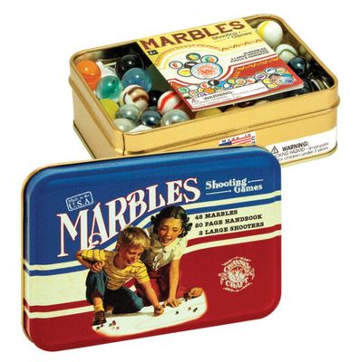 TOY TIN MARBLES