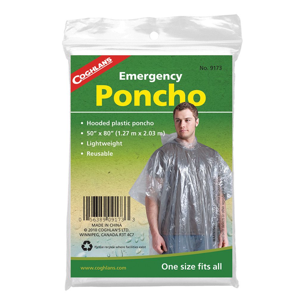 Emergency Poncho - Clear