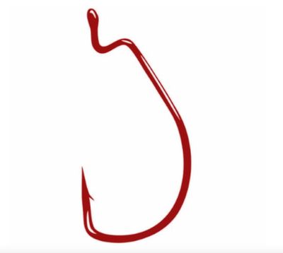 Gamakatsu Offset Shank Worm Egg Size 4/0