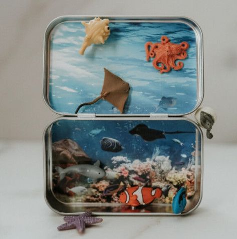 Mini Under the Sea Magnetic Animal Tin