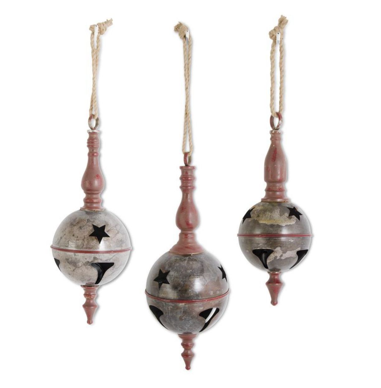 Dark Metal Jingle Bell Spindled Small