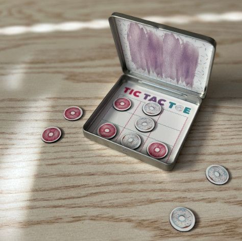 Tic Tac Toe Magnetic Donuts