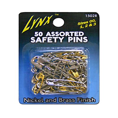 Safety Pins 50 Assorted