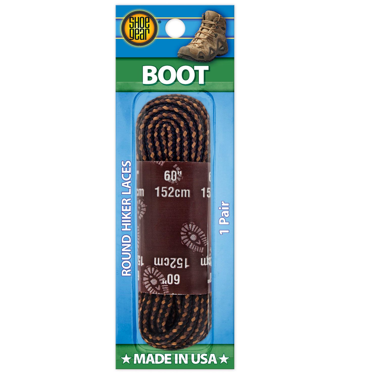 Boot Laces Dark Brown 60” Oval